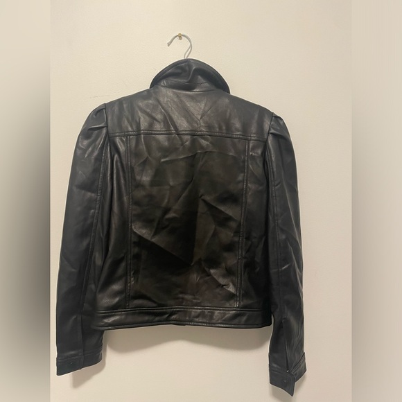 Truth Faux Leather Biker Jacket NWT - Picture 3 of 5
